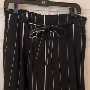 Striped Flowy Dress Pants